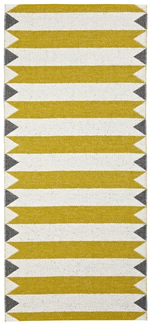 Horreds Mattan Żółty Dywan Zewnętrzny Winylowy - PEAK YELLOW 12004