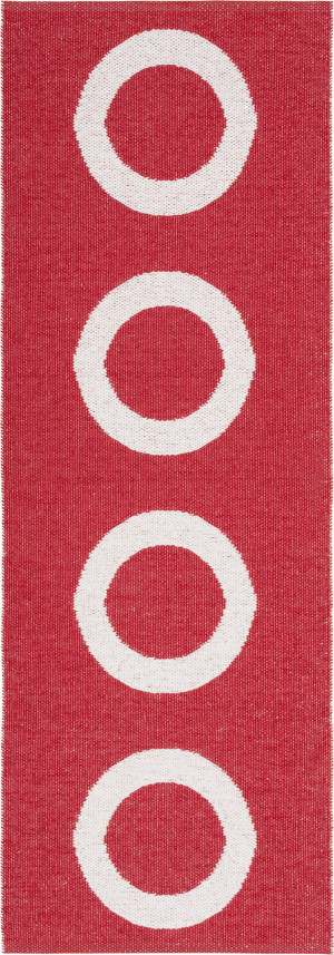 Horreds Mattan Czerwony Dywan Zewnętrzny Winylowy - CIRCUS RED 15102