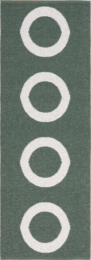 Horreds Mattan Zielony Dywan Zewnętrzny Winylowy - CIRCUS DARK GREEN 15188