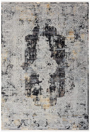 Granatowo-szary dywan klasyczny Carpets and More