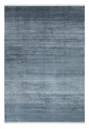 Turkusowy dywan w prążki Carpets & More