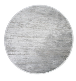 Carpets & More Szary Okrągły Dywan Gładki - LAYOR GREY ROUND 3288