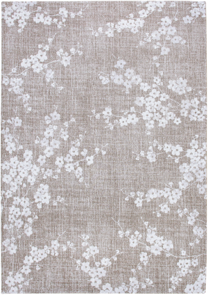 Louis De Poortere Beżowy Dywan w Kwiaty - SAKURA MORNING MIST 9373