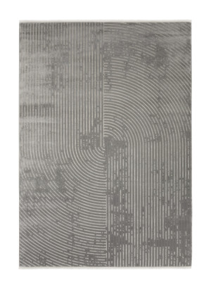 Szary geometryczny dywan Carpets & More