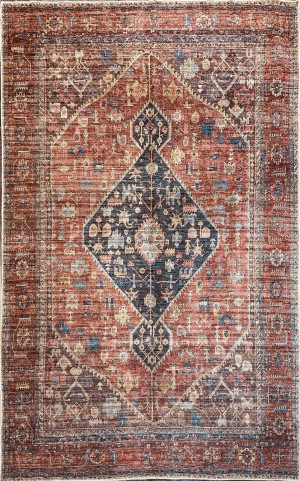 Dywan drukowany czerwony Carpets & More