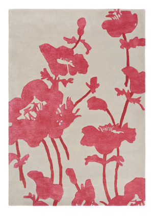 Florence Broadhurst Beżowo Różowy Dywan - Floral 300 Poppy 039600