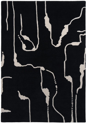 Czarno biały dywan nowoczesny - Carpets & More