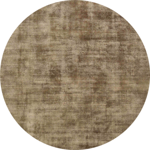 Oliwkowy okrągły gładki dywan Carpets&More