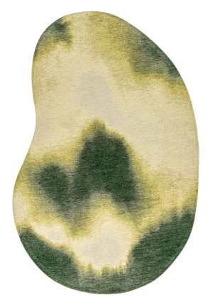 Louis de Poortere Dywan Aquarelle Leaf 2092 Zielony