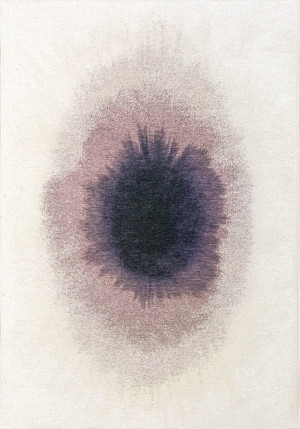 Louis de Poortere dywan tkany na płasko Drop Purple Smoke 2101