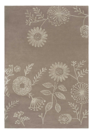 Carpets & More beżowy dywan wełniany Herba 5211