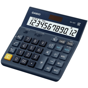 Casio DH-12ET | Black | Scientific Desk Calculator | 12 Digit Large Tilted LCD Display | Solar Powered With Battery | Official Casio Website