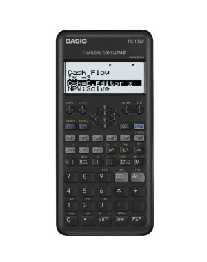 Casio FC-100V-2 | Black | Financial Calculator | Official Casio Website