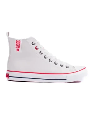 Vysoké bílé dámské tenisky BIG STAR JJ274132