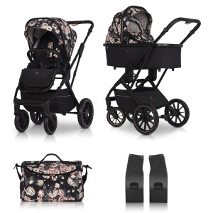Zestaw 2w1 wózek dziecięcy Cavoe Axo Style La Rose