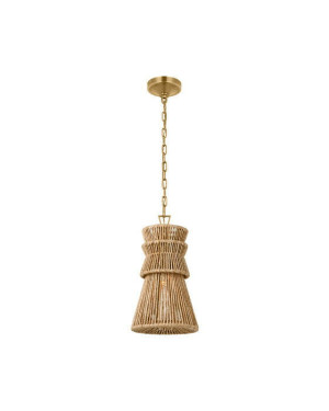 Visual Comfort Antigua 10" takpendel natural abaca