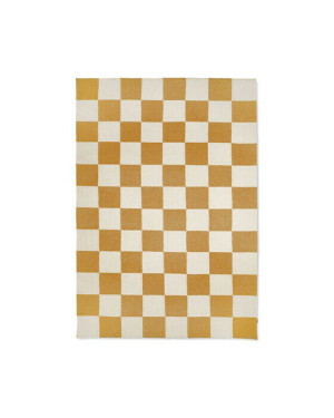 Classic Collection Square matta vit/gul