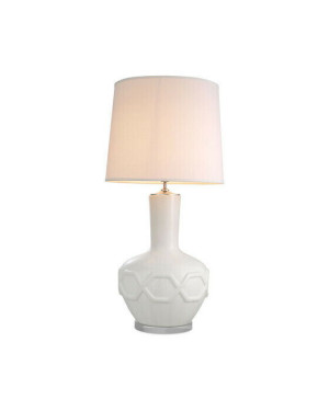 Eichholtz Lambert bordslampa vit