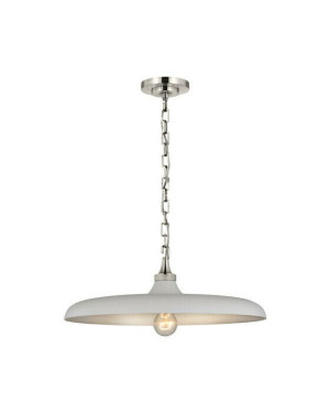 Visual Comfort Piatto takpendel nickel/vit M