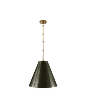 Visual Comfort Goodman taklampa antik mässing/brons M