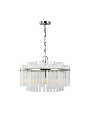 Visual Comfort Beckett takkrona nickel M