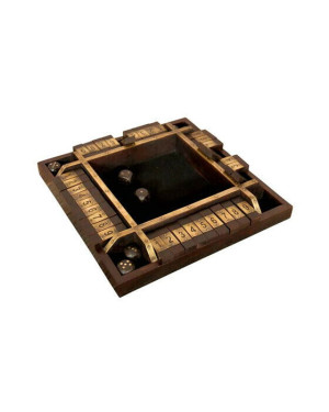 Newport Shut the box spel brun