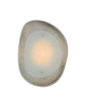 Visual Comfort Samos sculpted vägglampa silver
