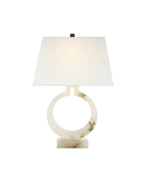 Visual Comfort Ring Form bordslampa alabaster