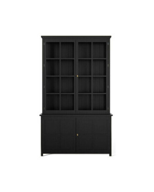 Newport Rhode Island vitrinskåp modern black