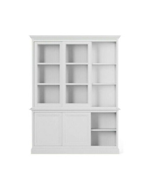 Newport Assonet vitrinskåp classic white