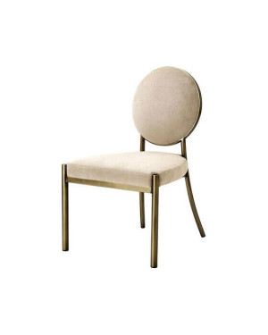 Eichholtz Matstol Scribe greige velvet