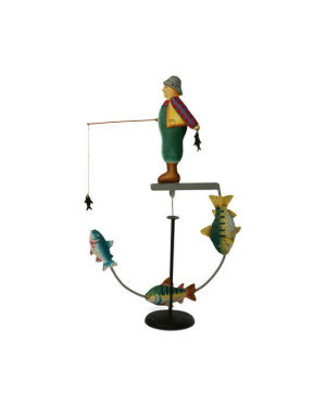 Authentic Models Fly Fisherman dekoration