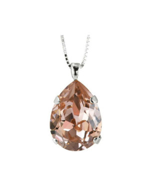 Caroline Svedbom Classic Drop halsband vintage rose rhodium