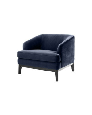 Eichholtz Fåtölj Monterey savona midnight blue velvet