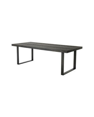 Eichholtz Melchior matbord charcoal oak