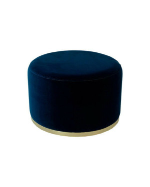 Ruth & Joanna Cara ottoman midnight blue