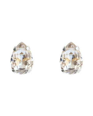 Caroline Svedbom Petite Drop Stud örhängen crystal rhodium