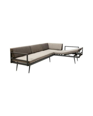 Cinas Rio soffa grå 2-set