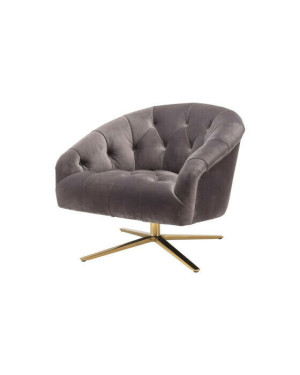 Eichholtz Gardner fåtölj savona grey velvet