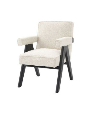 Eichholtz Greta matstol bouclé cream