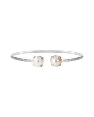 Caroline Svedbom Classic Petite armband pearl rhodium