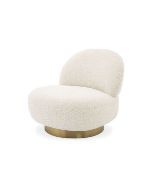 Eichholtz Clément fåtölj bouclé cream