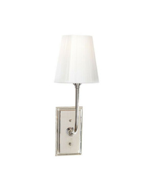 Visual Comfort Hulton vägglampa nickel/vitt glas