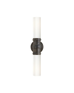 Visual Comfort Graydon badrumsbelysning dubbel brons