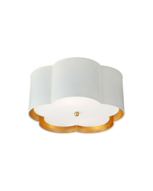 Visual Comfort Bryce plafond vit/guld M