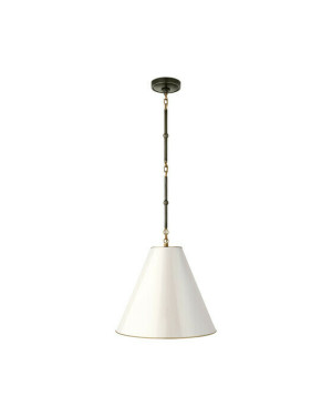Visual Comfort Goodman taklampa brons & mässing/antikvit S
