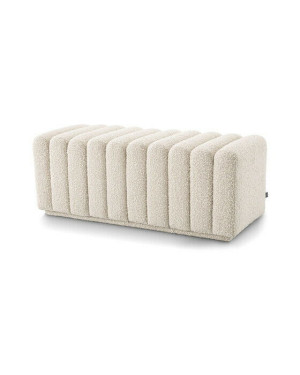 Eichholtz Bente bänk bouclé cream