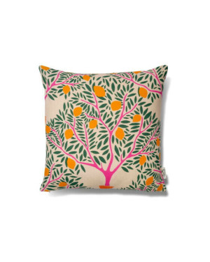 Classic Collection Lemon Garden kuddfodral grön