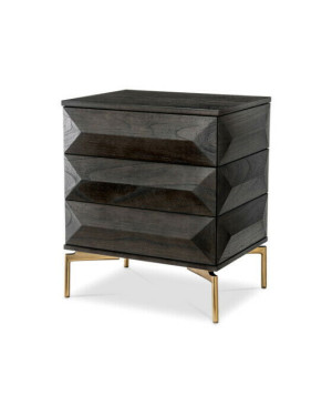 Eichholtz Denver sängbord mocha oak veneer