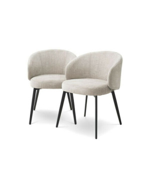 Eichholtz Lloyd karmstol sisley beige 2-pack